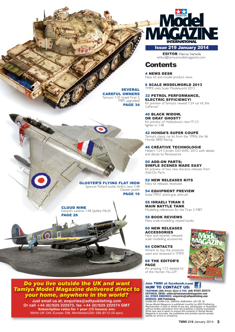 Tamiya Model Magazine 219 (2014-01)